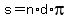+s+=+n%2Ad%2Api+