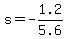 +s++=+-1.2%2F5.6