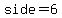 +side+=+6