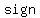 +sign