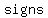 +signs