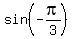 +sin%28+-pi%2F3+%29+