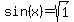 +sin%28x%29=+sqrt%281%29