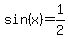 +sin%28x%29=1%2F2