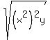 +sqrt%28%28x%5E2%29%5E2y%29%29%2F%284sqrt%28x%5E2%28y%5E4%29%5E2%29+