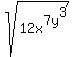 +sqrt%28+12x%5E7+y%5E3+%29+