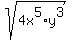 +sqrt%28+4x%5E5%2Ay%5E3+%29+