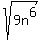 +sqrt%28+9n%5E6+%29+