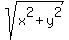 +sqrt%28+x%5E2%2By%5E2+%29+