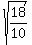 +sqrt%2818%2F10%29+