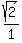 +sqrt%282%29%2F1