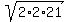 +sqrt%282%2A2%2A21%29+