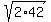 +sqrt%282%2A42%29+