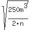 +sqrt%28250m%5E3%2F2n%29+