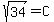 +sqrt%2834%29=C