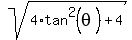 +sqrt%284%2Atan%5E2%28theta%29+%2B+4%29