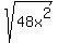 +sqrt%2848x%5E2%29+