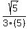 +sqrt%285%29%2F3%285%29+