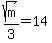 +sqrt%28m%29%2F3+=+14+