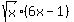 +sqrt%28x%29%286x+-+1%29+