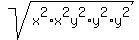 +sqrt%28x%5E2%2Ax%5E2y%5E2%2Ay%5E2%2Ay%5E2+%29+