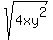 +sqrt+%284xy%5E2%29