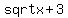 +sqrt+x%2B3+