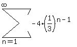 +sum%28-4%281%2F3%29%5E%28n-1%29%2C+n=1%2Cinfinity%29+