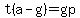 +t%28a-g%29+=+gp+