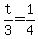 +t%2F3+=+1%2F4+