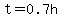 +t=0.7h