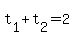 +t%5B1%5D+%2B+t%5B2%5D=+2+