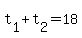 +t%5B1%5D+%2B+t%5B2%5D+=+18+