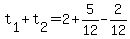 +t%5B1%5D+%2B+t%5B2%5D+=+2+%2B+5%2F12+-+2%2F12++