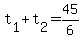 +t%5B1%5D+%2B+t%5B2%5D+=+45%2F6+