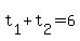 +t%5B1%5D+%2B+t%5B2%5D+=+6+