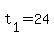 +t%5B1%5D+=+24+