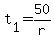 +t%5B1%5D+=+50%2Fr+