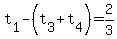 +t%5B1%5D+-+%28+t%5B3%5D+%2B+t%5B4%5D+%29+=+2%2F3+