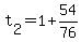 +t%5B2%5D+=+1+%2B+54%2F76+