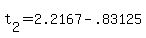 +t%5B2%5D+=+2.2167+-+.83125+