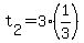 +t%5B2%5D+=+3%2A%281%2F3%29+