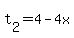 +t%5B2%5D+=+4+-+4x+