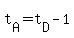 +t%5BA%5D+=+t%5BD%5D+-+1+