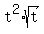 +t%5E2%2Asqrt%28t%29