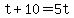+t+%2B+10+=+5t+