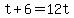 +t+%2B+6+=+12t+