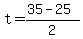 +t+=+%28+35+-+25+%29+%2F+2+