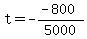 +t+=+-%28-800%29%2F5000+