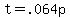 +t+=+.064p+